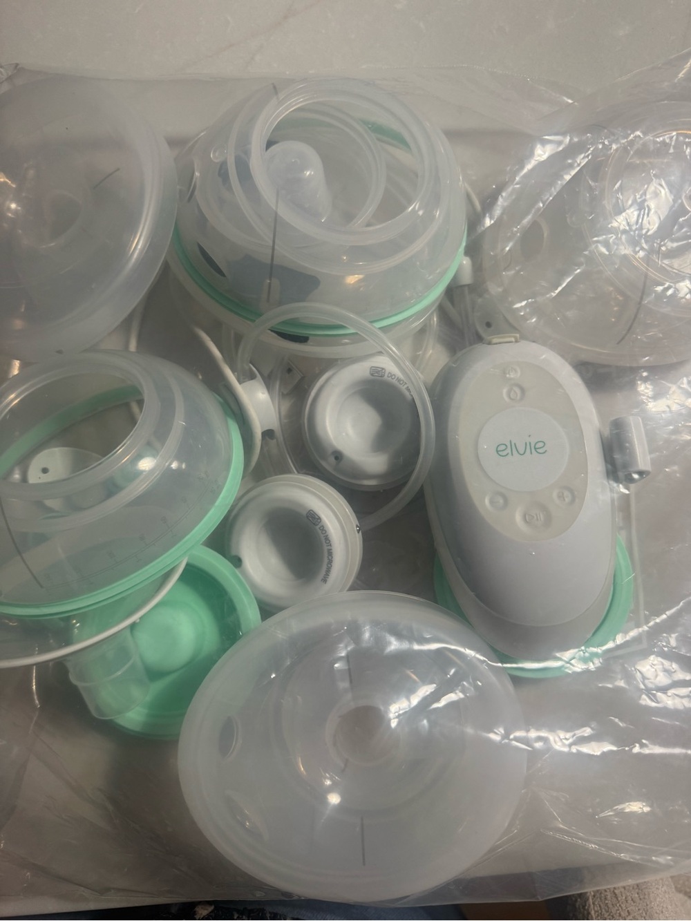 Elvie Stride Hands Free Electric Breast Pump Wearable Hospital Grade EB01 used
